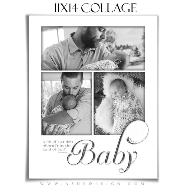 Newborn Collage 11x14 | Simply Worded Baby