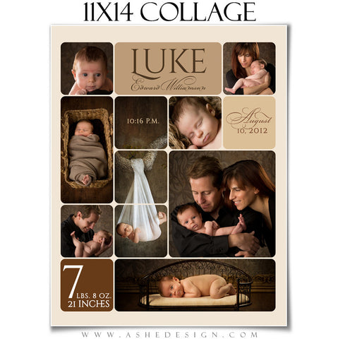 11x14 Rounded Corner Collate Template