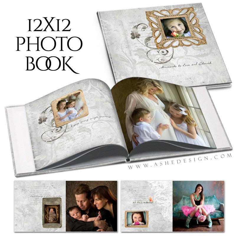 Photo Book 12x12 | Sibtle Focus Moments open book