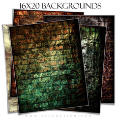 Background Set 16x20 - Brick Walls