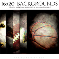 Sports Background Set 16x20 - Up In Smoke