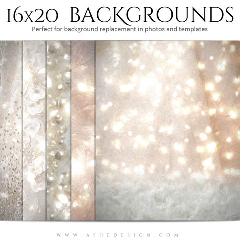 Holiday Photography Background Set | White Christmas