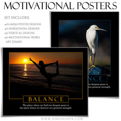 Poster Set (16x20) - Motivational Series Set 3