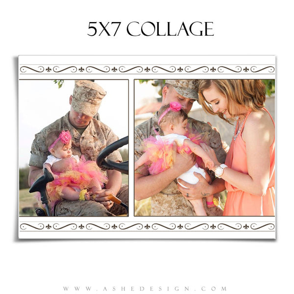 Collage Template 5x7 | Camellia 2