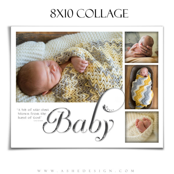 Newborn Collage 8x10 | Simply Worded Baby