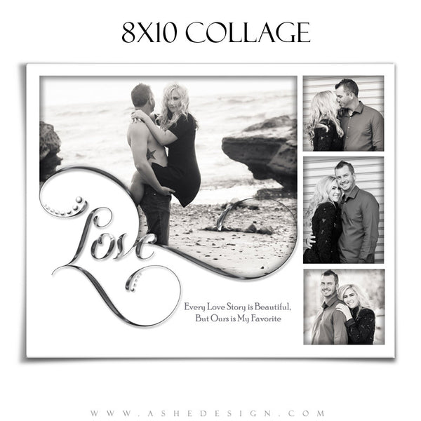 Collage Template | Simply Worded Love 8x10