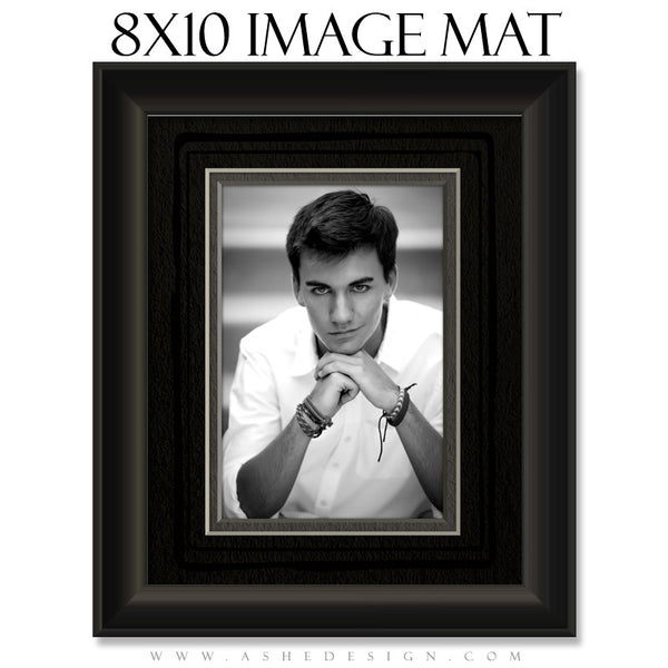 Image Mat Templates | Classic Black 8x10