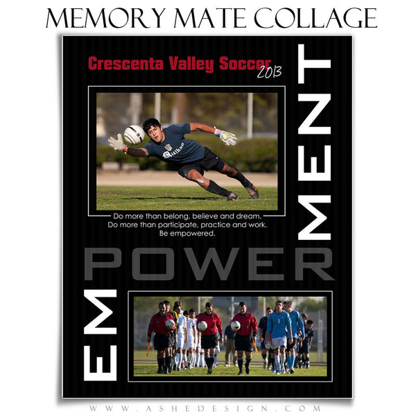 Sports Memory Mates 8x10 - Empowerment