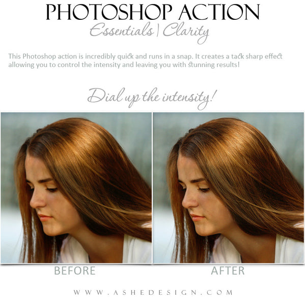 Photoshop Action | Essentials - Clarity – AsheDesign