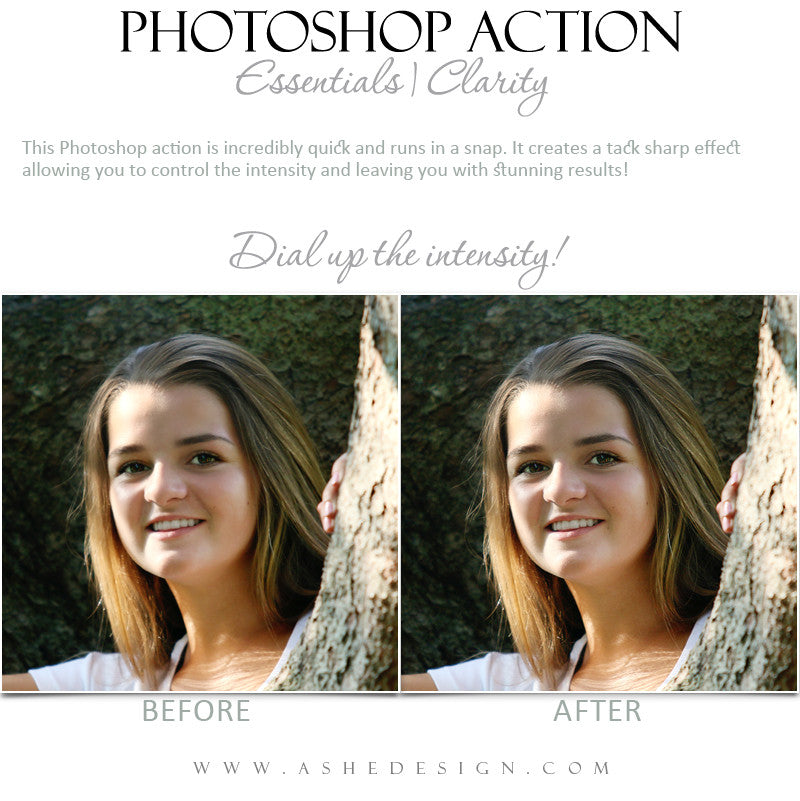 Photoshop Action | Essentials - Clarity – AsheDesign