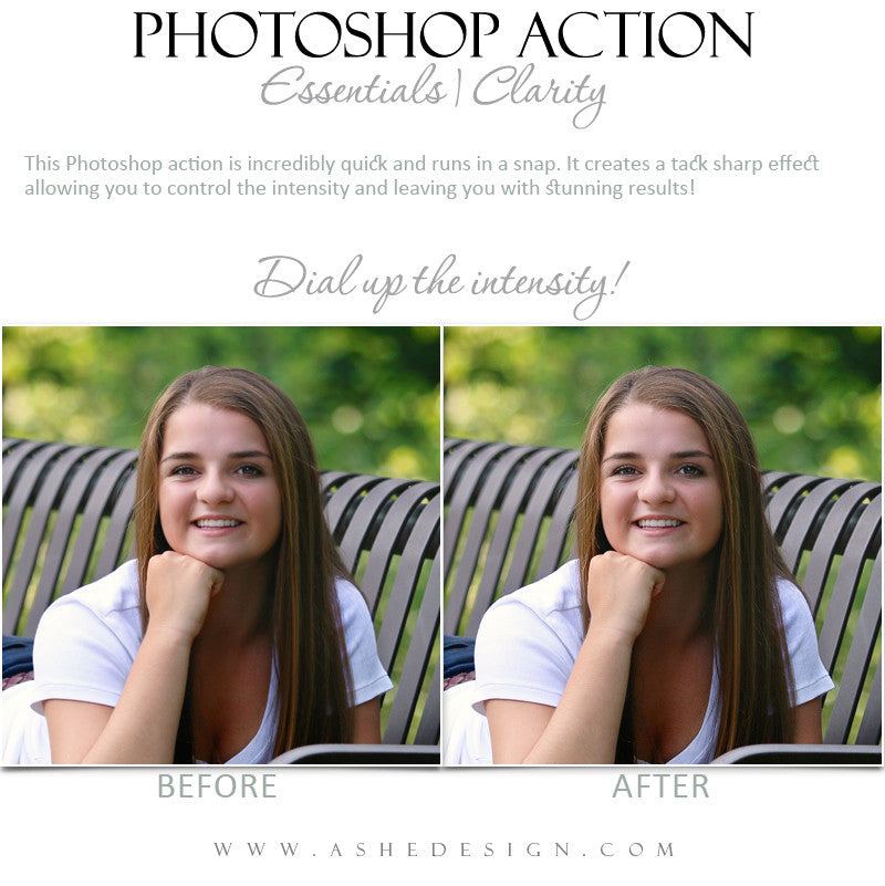 Photoshop Action | Essentials - Clarity – AsheDesign