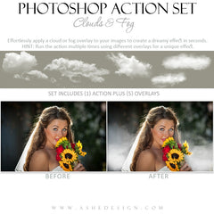 Photoshop Action - Overlays | Clouds & Fog