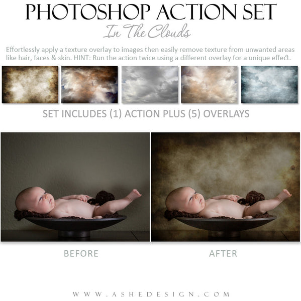 Photoshop Action | Overlays - In The Clouds example 2