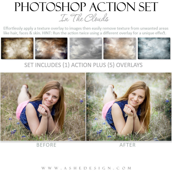Photoshop Action | Overlays - In The Clouds example 3