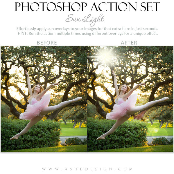 Photoshop Action | Overlays | Sun Light 3