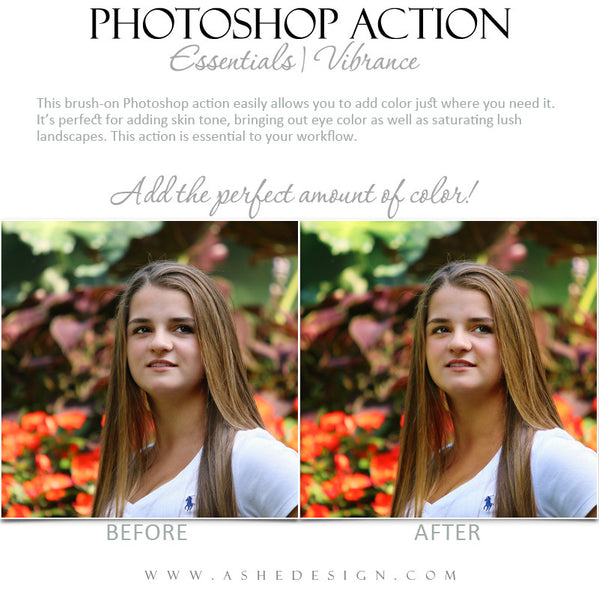 Photoshop Action | Essentials - Vibrance3