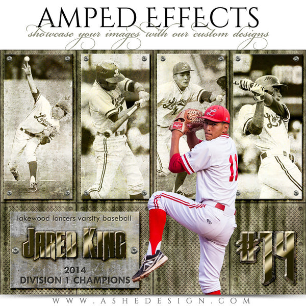 Ashe Design | Amped Effects Sports Templates | Hall Of Fame example1 web display