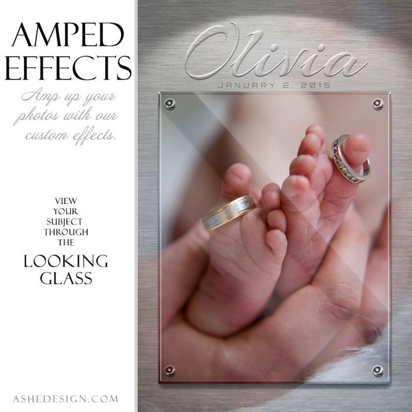 Ashe Design | Amped Effects Large Format Photography Templates | Looking Glass2