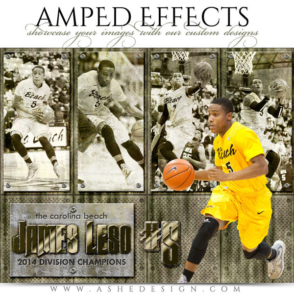 Ashe Design | Amped Effects Sports Templates | Hall Of Fame example2 web display