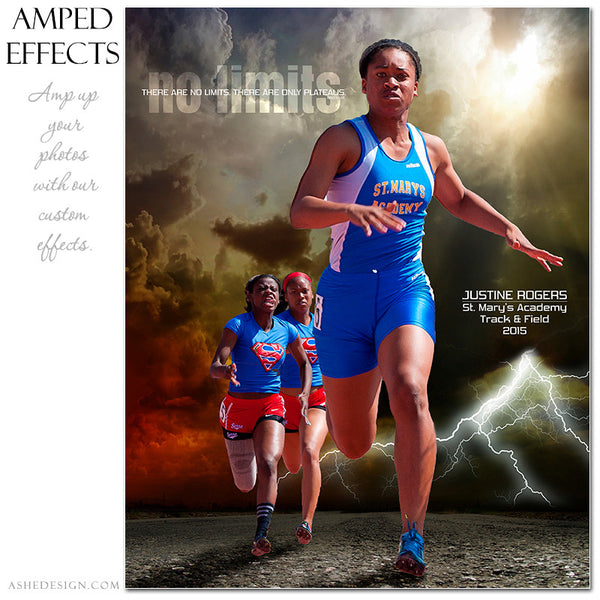 Ashe Design | Amped Effects Sports Templates | No Limits running