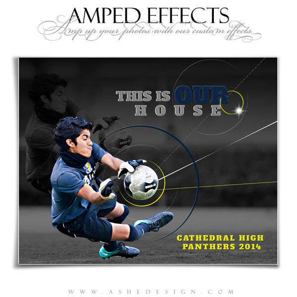 Ashe Design | Amped Effects Sports Templates | Our House 1