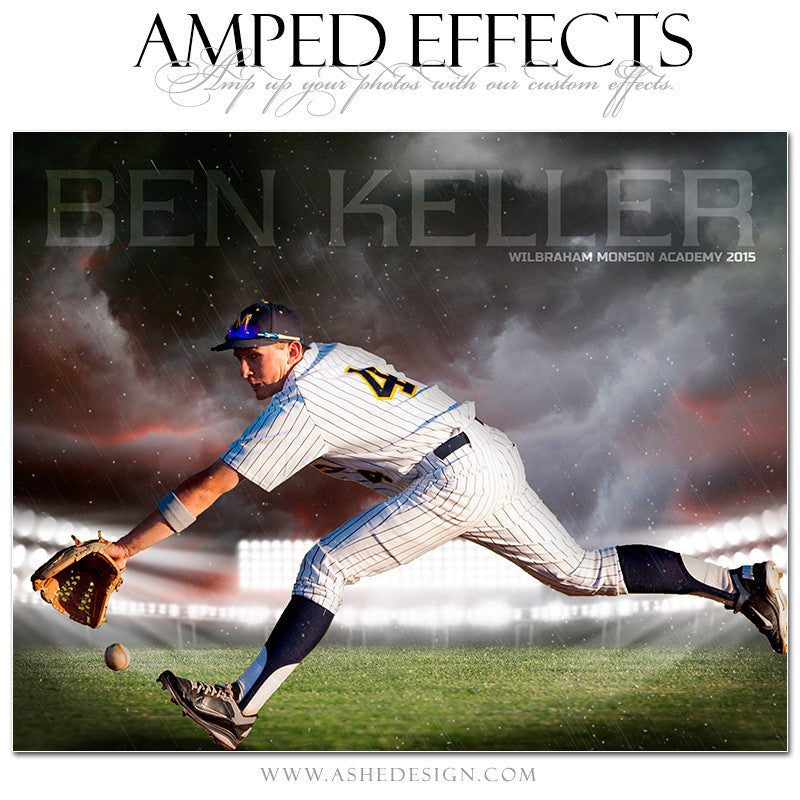 Ashe Design | Amped Effects Sports Templates | Stormy Arena baseball