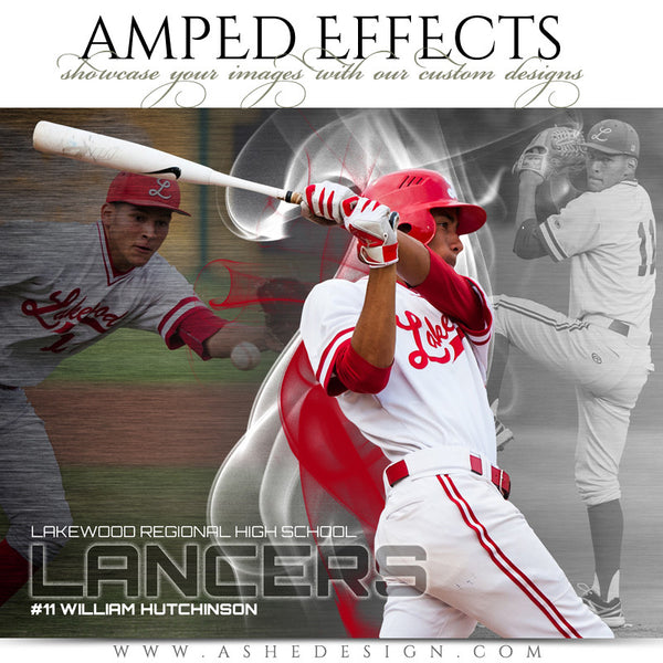 Ashe Design | Amped Effects Sports Templates | Triple Crown Example 1 Baseball web display