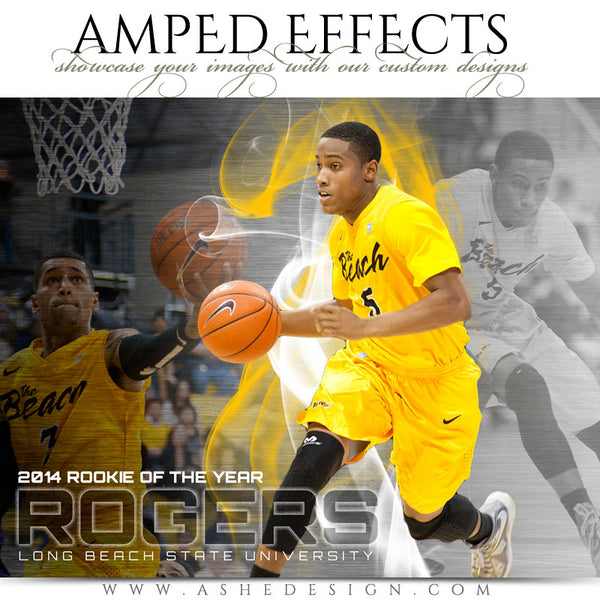 Ashe Design | Amped Effects Sports Templates | Triple Crown Example 2 Basketball web display