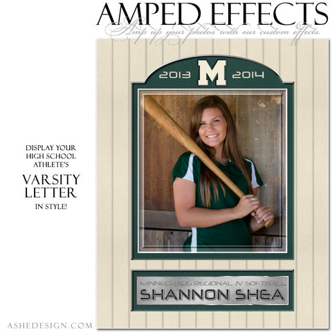 Ashe Design | Amped Effects Sports Templates | Varsity Letter 2
