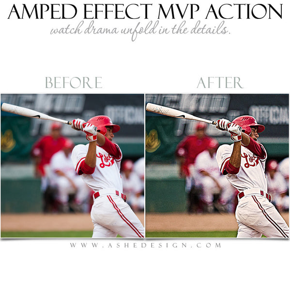 Ashe Design | Photoshop Action | Amped Effect MVP  3