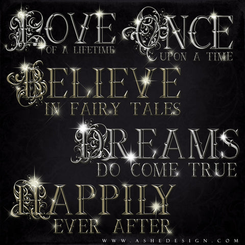 Amped Up Word Art | Once Upon A Time full set