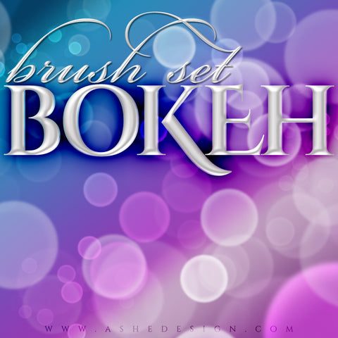 Ashe Design | Photoshop Brush Set | Bokeh Circles full set web display