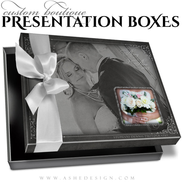 Chalkboard Custom Boutique Presentation Box 8x10 HZ template