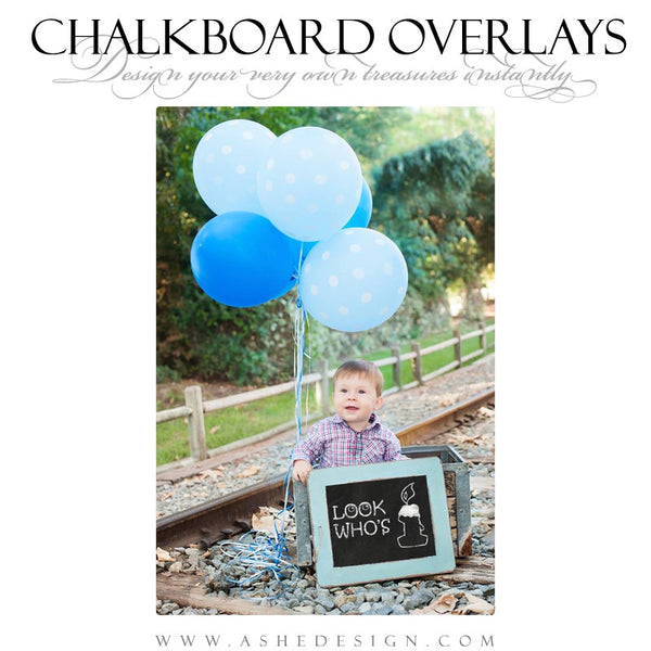 Designer Gems - Chalkboard Overlays - Party Time example 1 web display