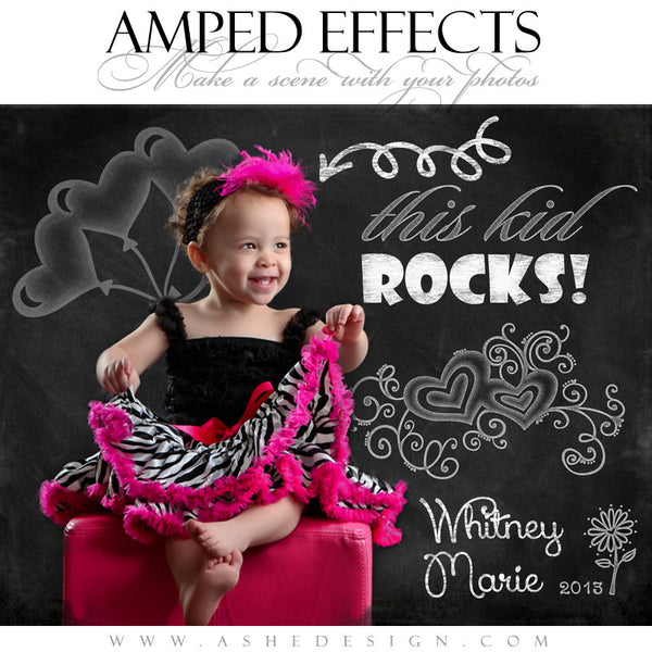Ashe Design | Amped Effects | Chalkboard Scenes | Kid Rock Doodle example2 web display