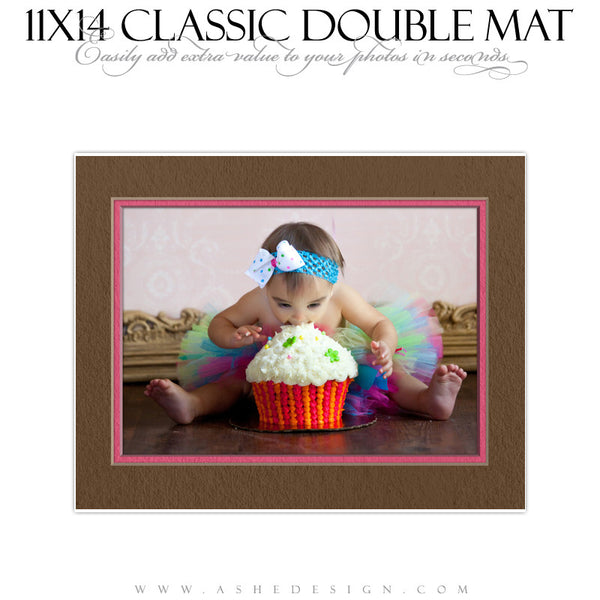 Ashe Design | Photoshop Action | 11x14 Classic Double Mat3