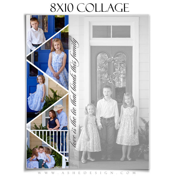 Collage Template 8x10 | Pennant