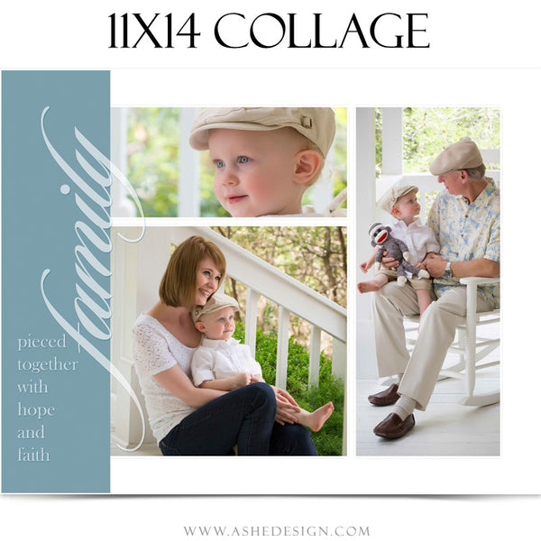 Collage Template 11x14 | Family Time 3