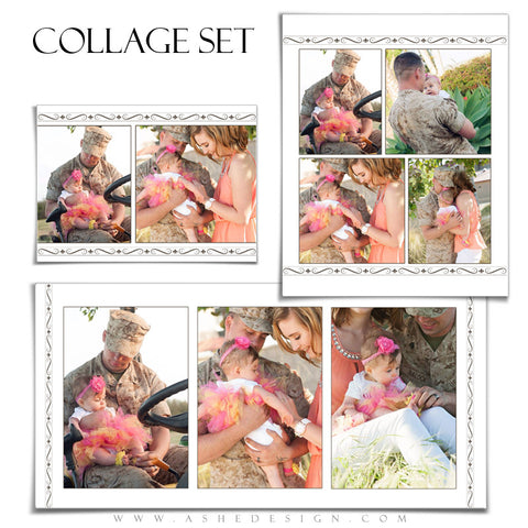 Collage Template Set | Camellia 1