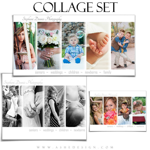 Simply Chic Collage Templates for Photographers