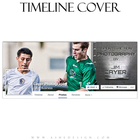 Timeline Cover Template | Live For Game Day