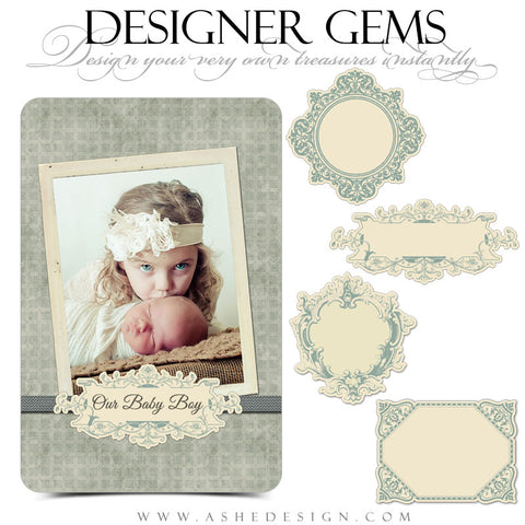 Designer Gems Vintage Tags web display template