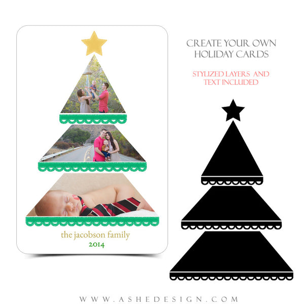 Designer Gems for Photoshop | Christmas Tree Photo Masks example1