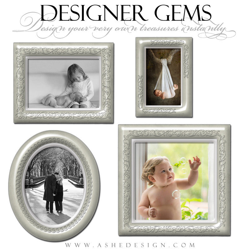 Designer Gems - Porcelain Frames full set web display