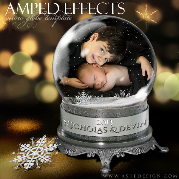 Ashe Design | Snow Globe Amped Effect Example 1 template