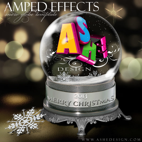Ashe Design | Snow Globe Amped Effect Example 4 template