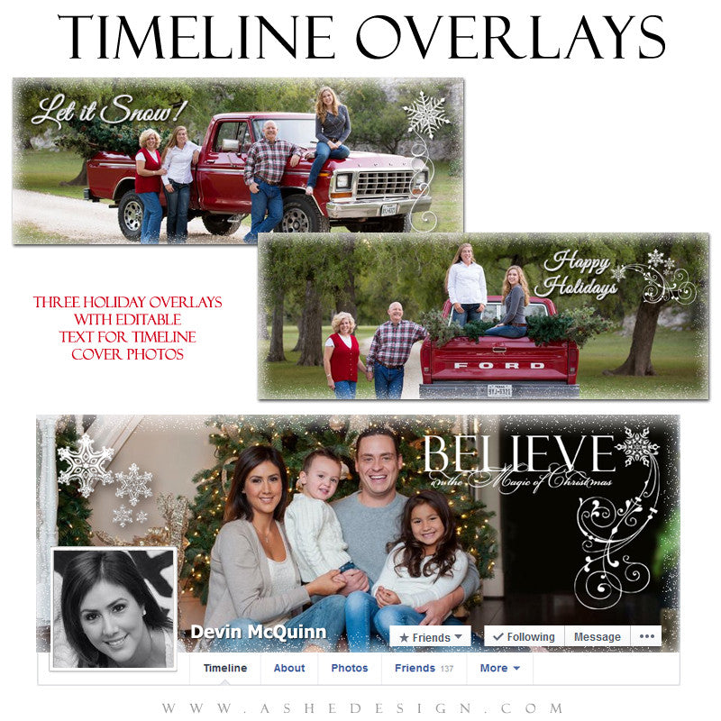 Designer Gems | Facebook Timeline Holiday Overlays