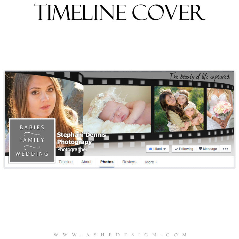Ashe Design | Facebook Timeline Cover | Film Strip