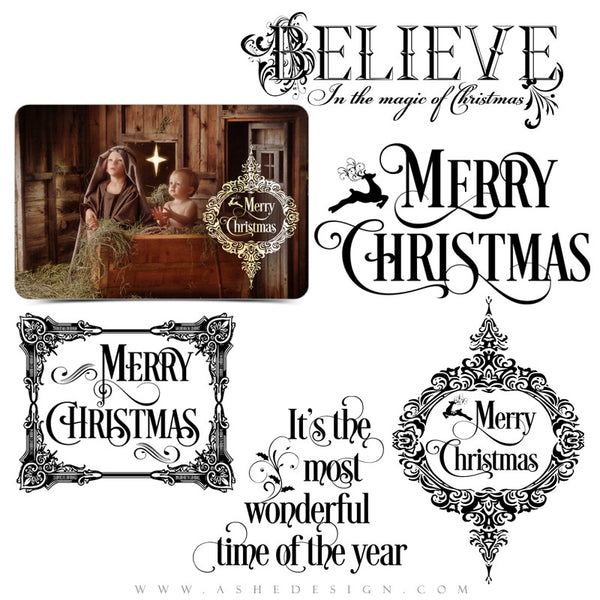 Holiday Word Art | The Magic Of Christmas full set