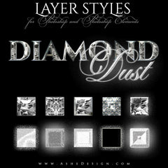 Designer Gems - Photoshop Style Set - Diamond Dust